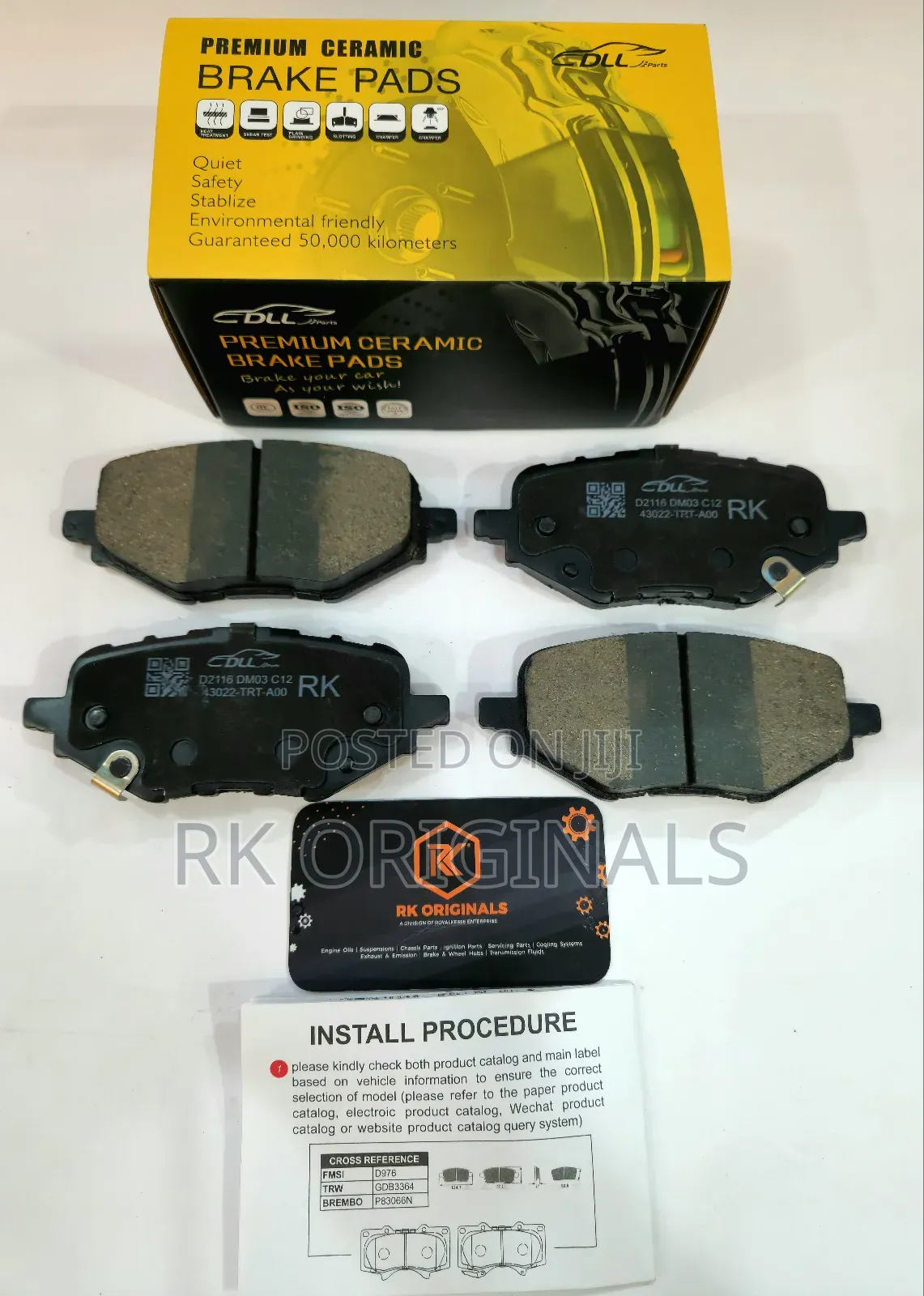 Honda Hr-v 23-25/Clarity 17-21 Ceramic Back Brake Pad From Korea