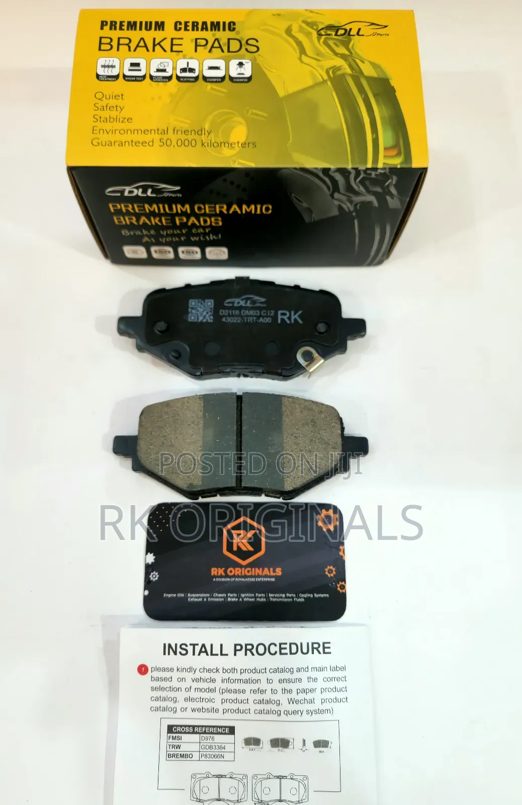 Honda Hr-v 23-25/Clarity 17-21 Ceramic Back Brake Pad From Korea