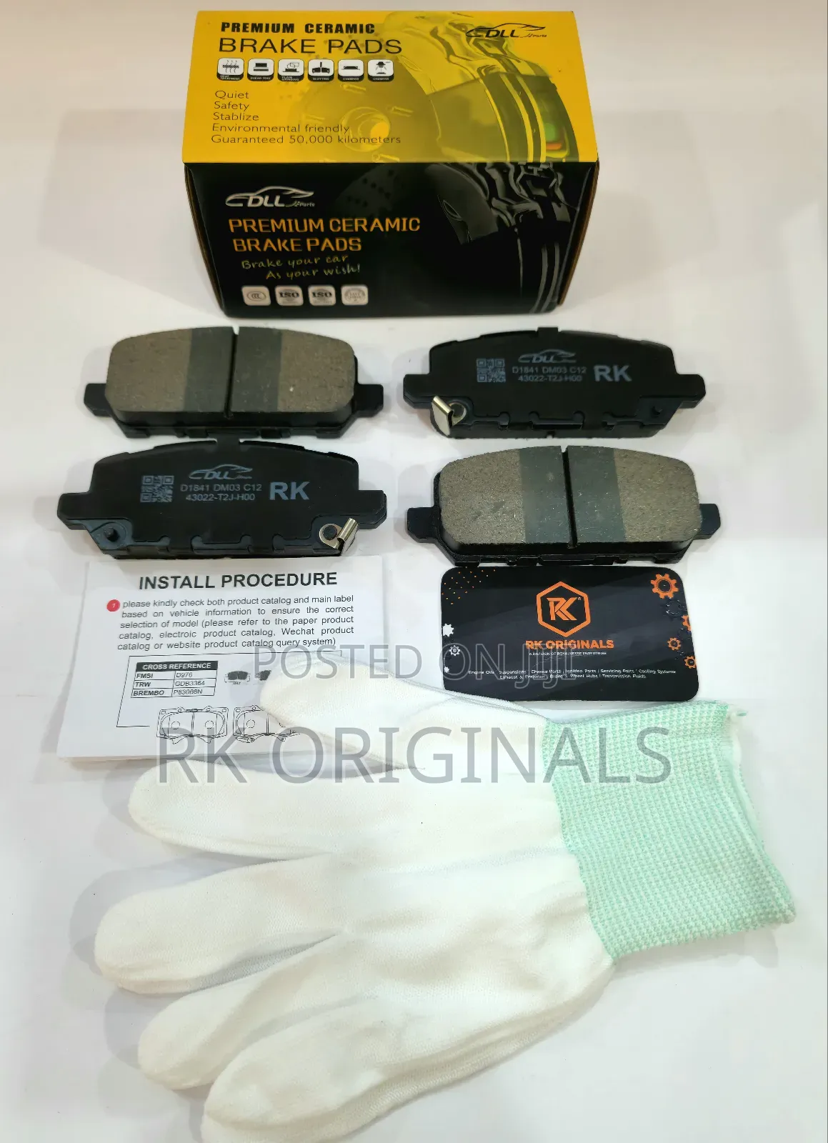 Honda Hr-v/Cr-Z 16-22 Ceramic Back Brake Pad From Korea