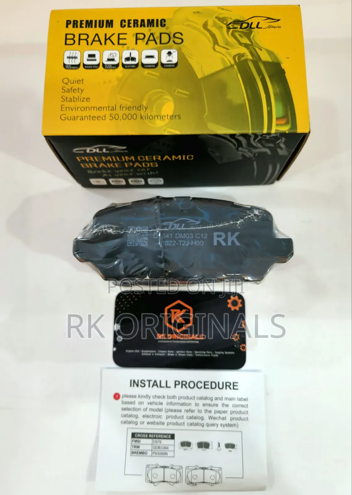 Honda Hr-v/Cr-Z 16-22 Ceramic Back Brake Pad From Korea