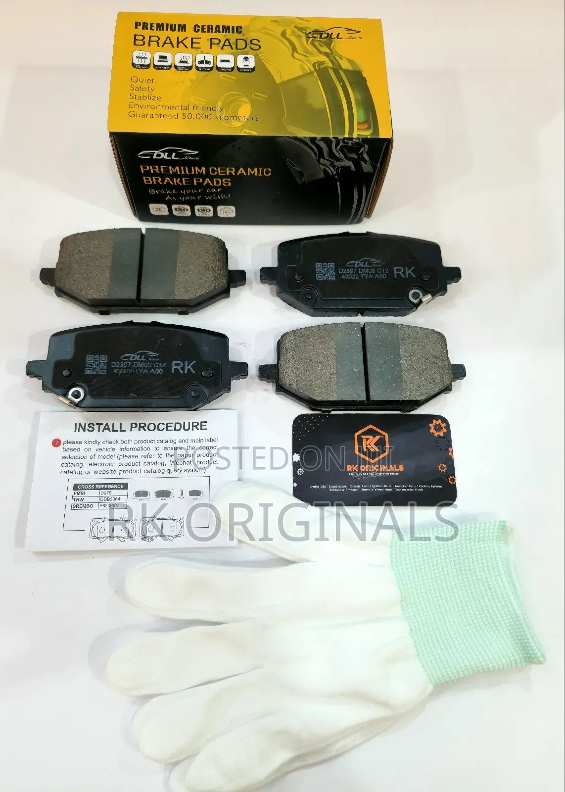 Honda Pilot 23-25/Passport 2026/Acura MDX 22-26 Ceramic Back Brake Pad