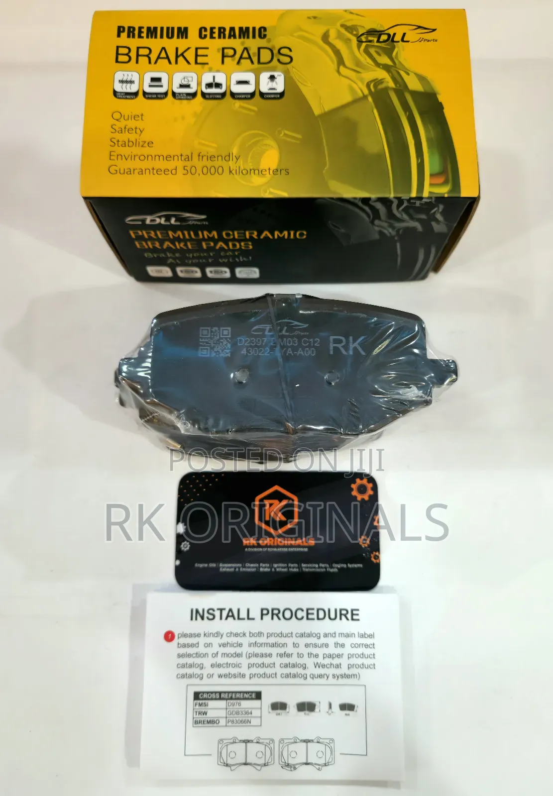 Honda Pilot 23-25/Passport 2026/Acura MDX 22-26 Ceramic Back Brake Pad