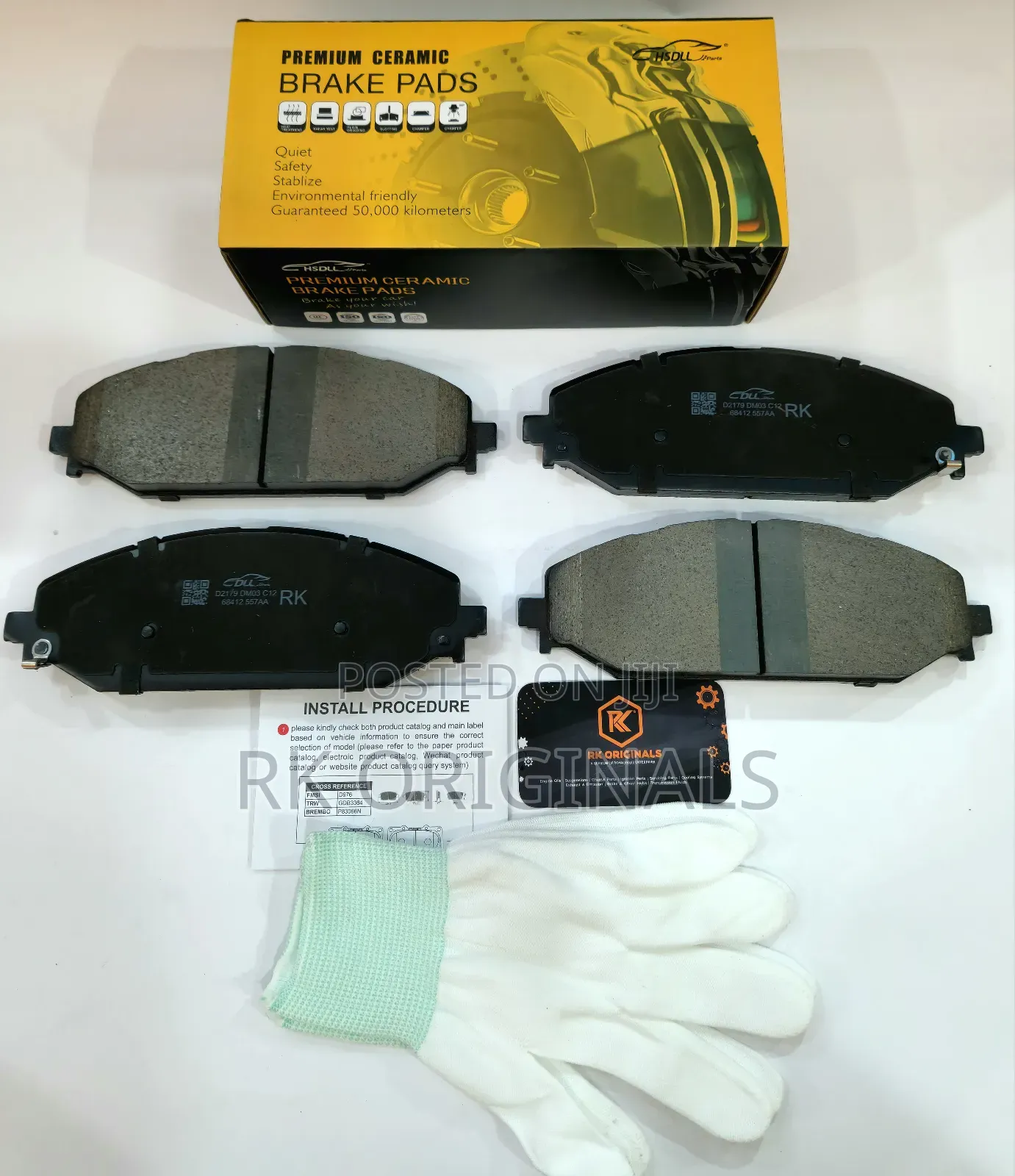 Ram1500/Grand Wagoneer 19-25 Ceramic Front Brake Pads