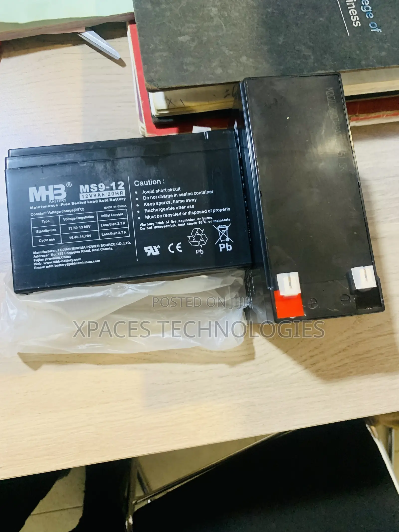 Original Mhb 12v 9ah Agm Sealed Acid Ups Replacement