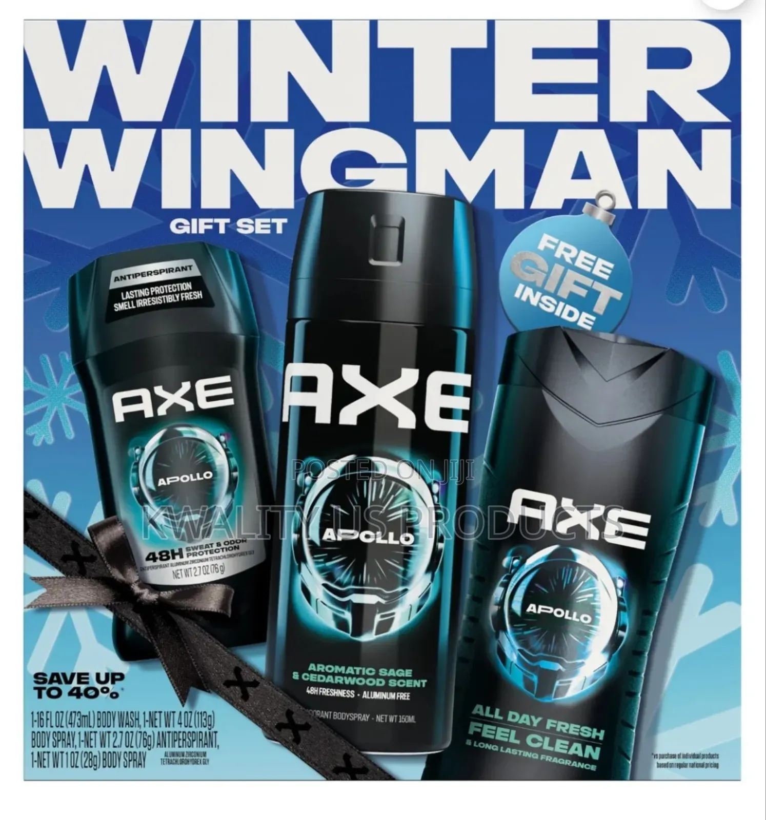 Axe Winter Wingman Gift Set - 3 Pack