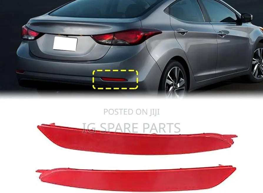 Hyundai Elantra 2014-2016 Rear Bumper Reflector
