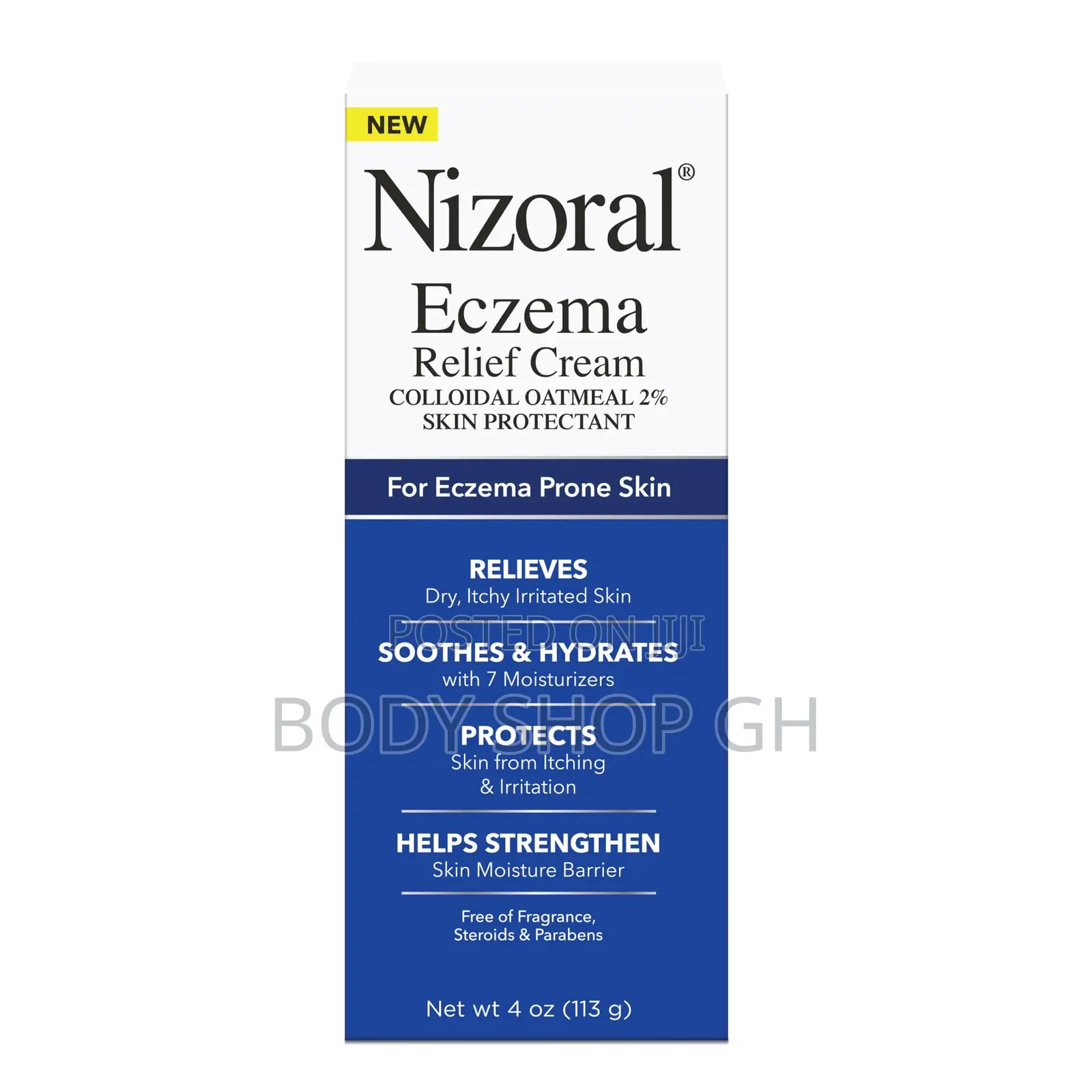 Nizoral Eczema Relief Cream, Relieves Dry Itchy Irritated Skin