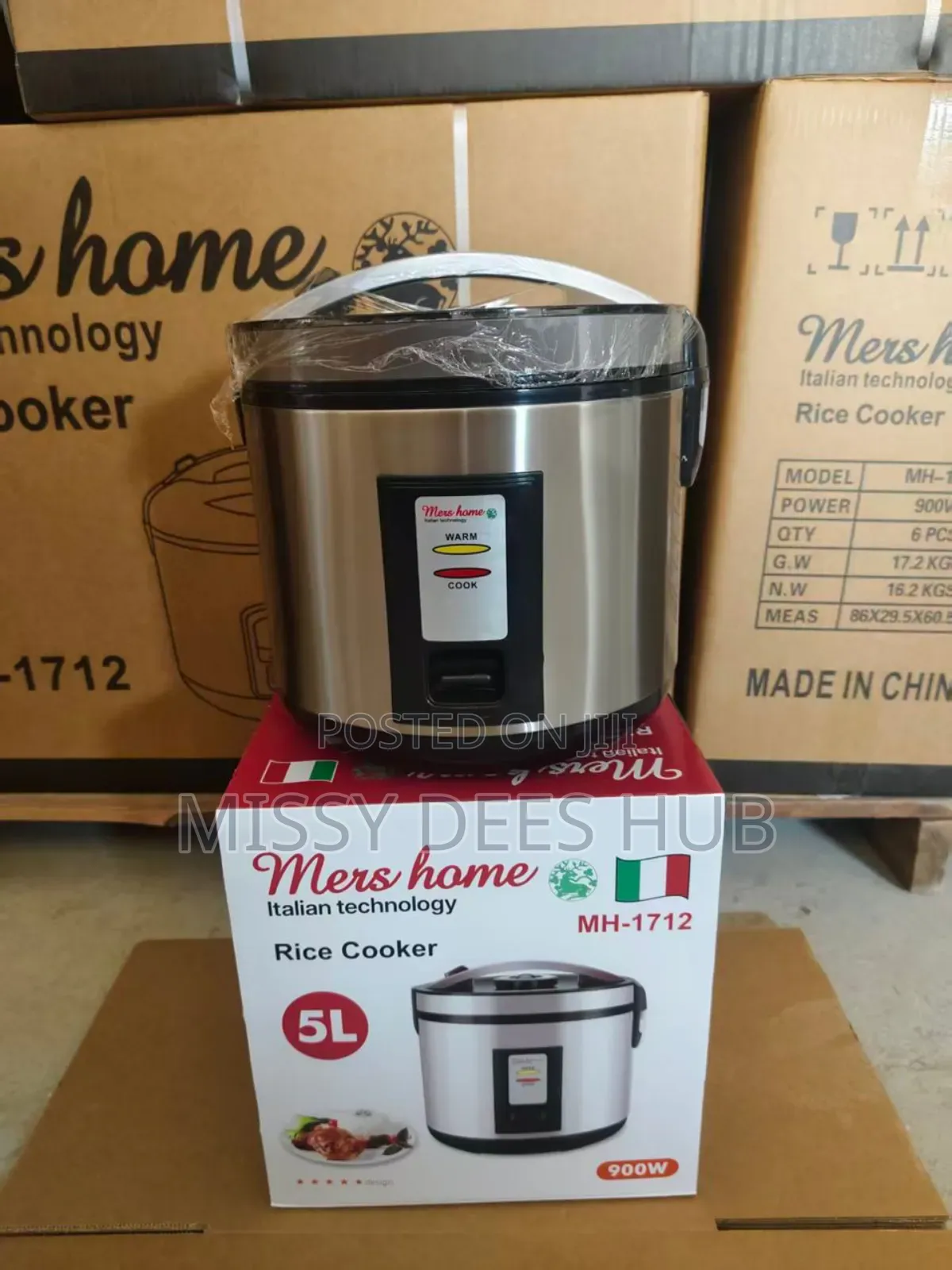 Mershome 5l Rice Cooker