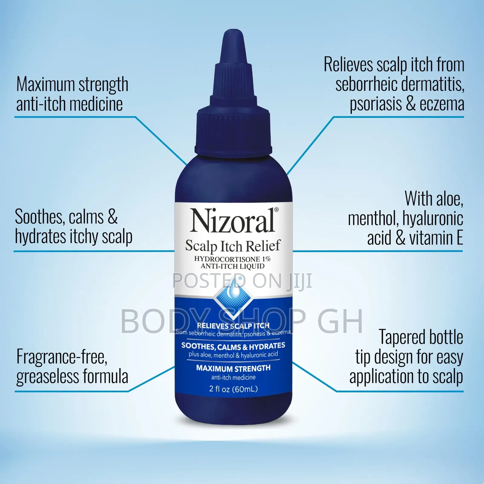 Nizoral Scalp Itch Relief —Scalp Itch, Soothes, Calms, Hydrates