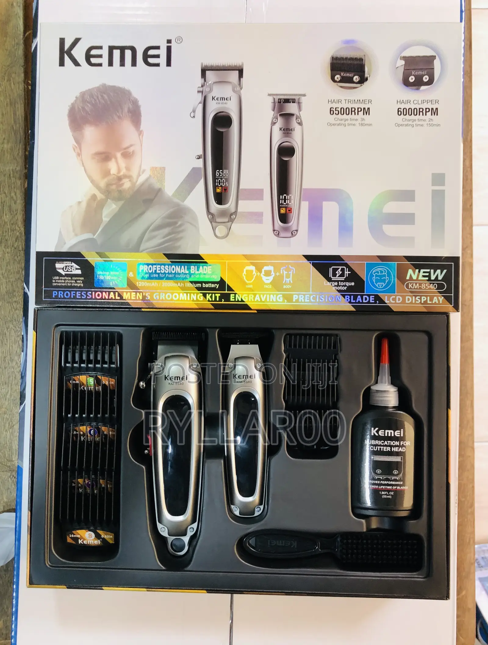 Kemei Professional 2 in 1 Hair Clipper