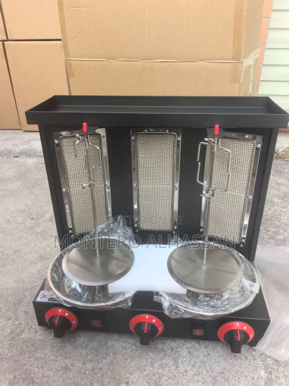 Shawarma Machine 3 Burner Gas