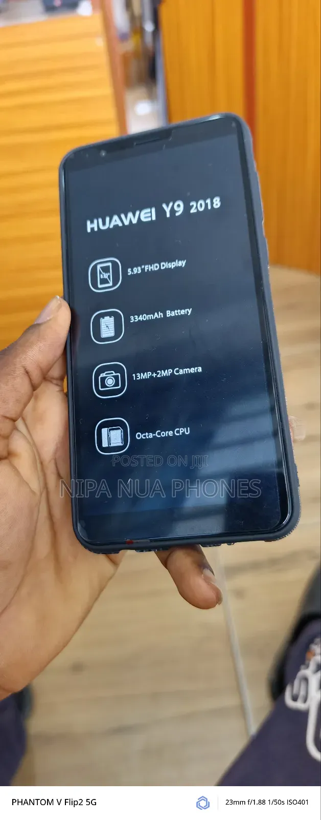 New Huawei Y9 2018 128 GB Black