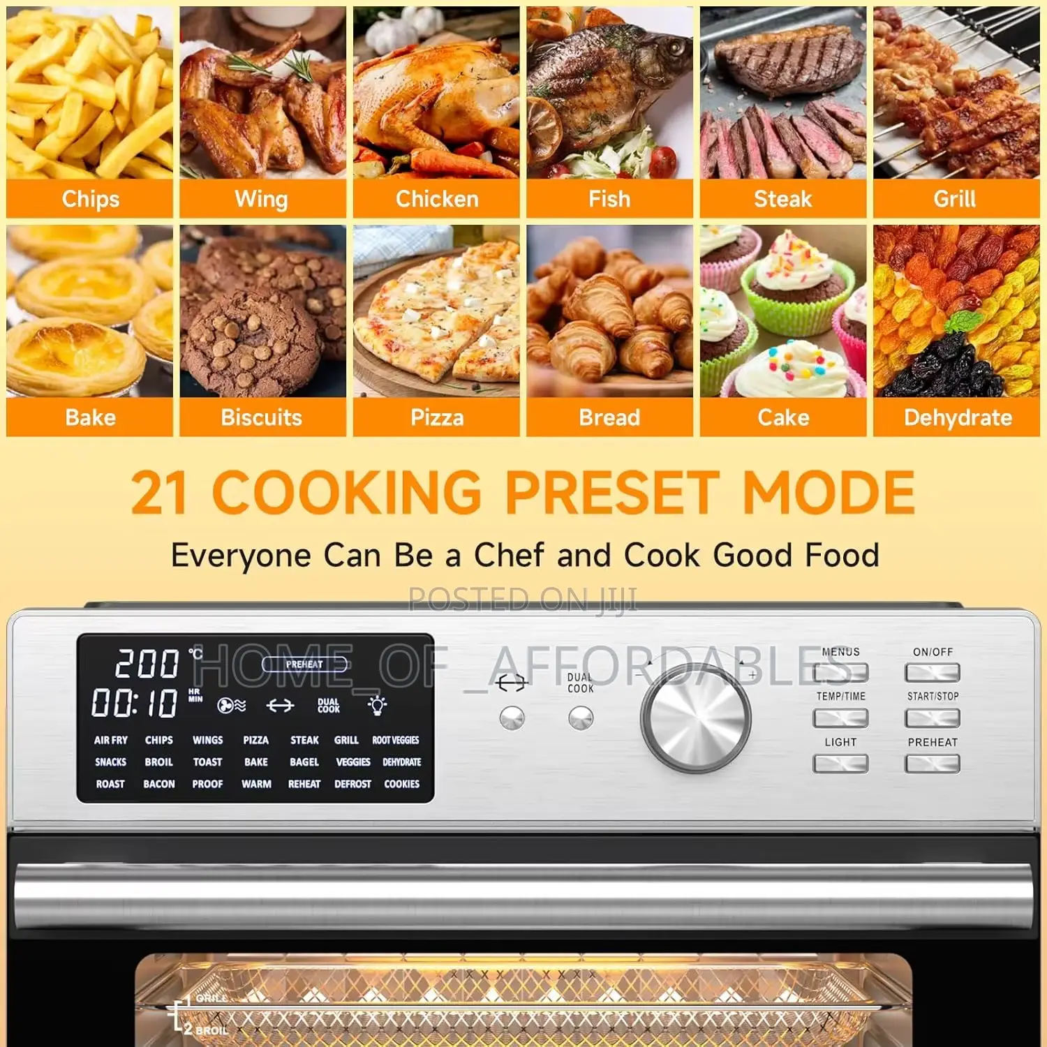 30l Dual Cook Multifunctional Airfryer Oven