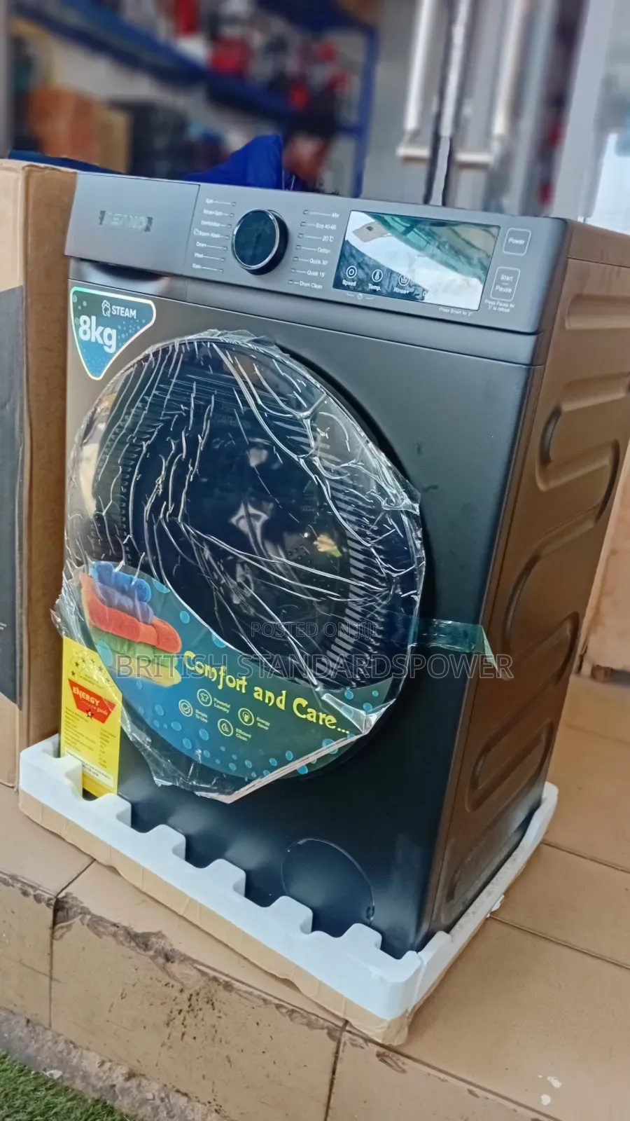 Super Clean and Less Stressful 8kg Asano Front Load Washing Machine