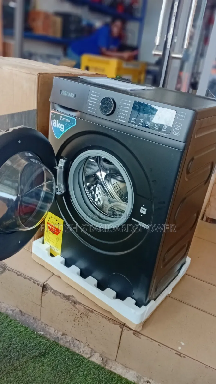 Super Fast 8kg Asano Front Load Washing Machine