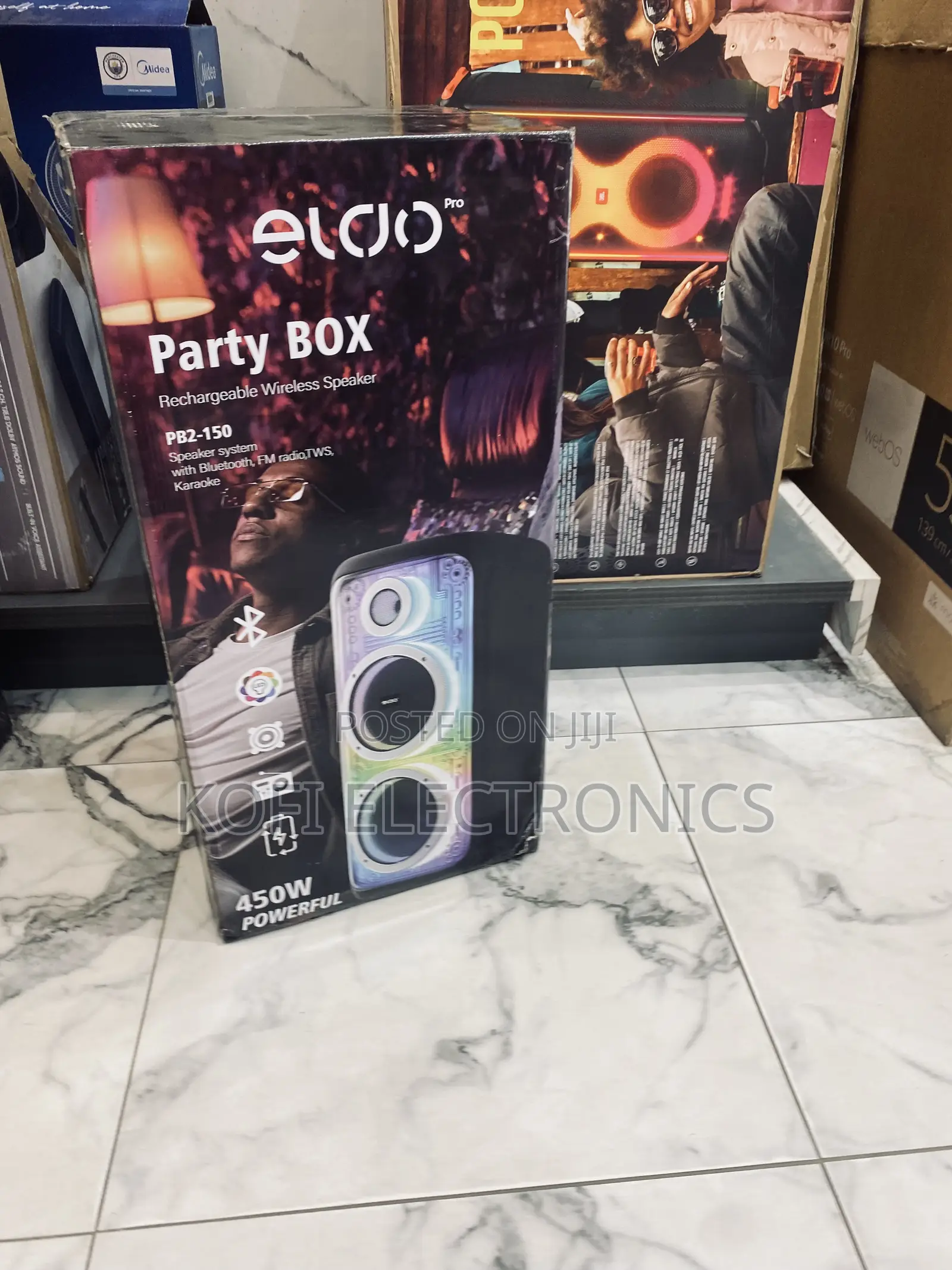Glorious Sound Power With Eldo Pb2-150 Double 8” Speakers