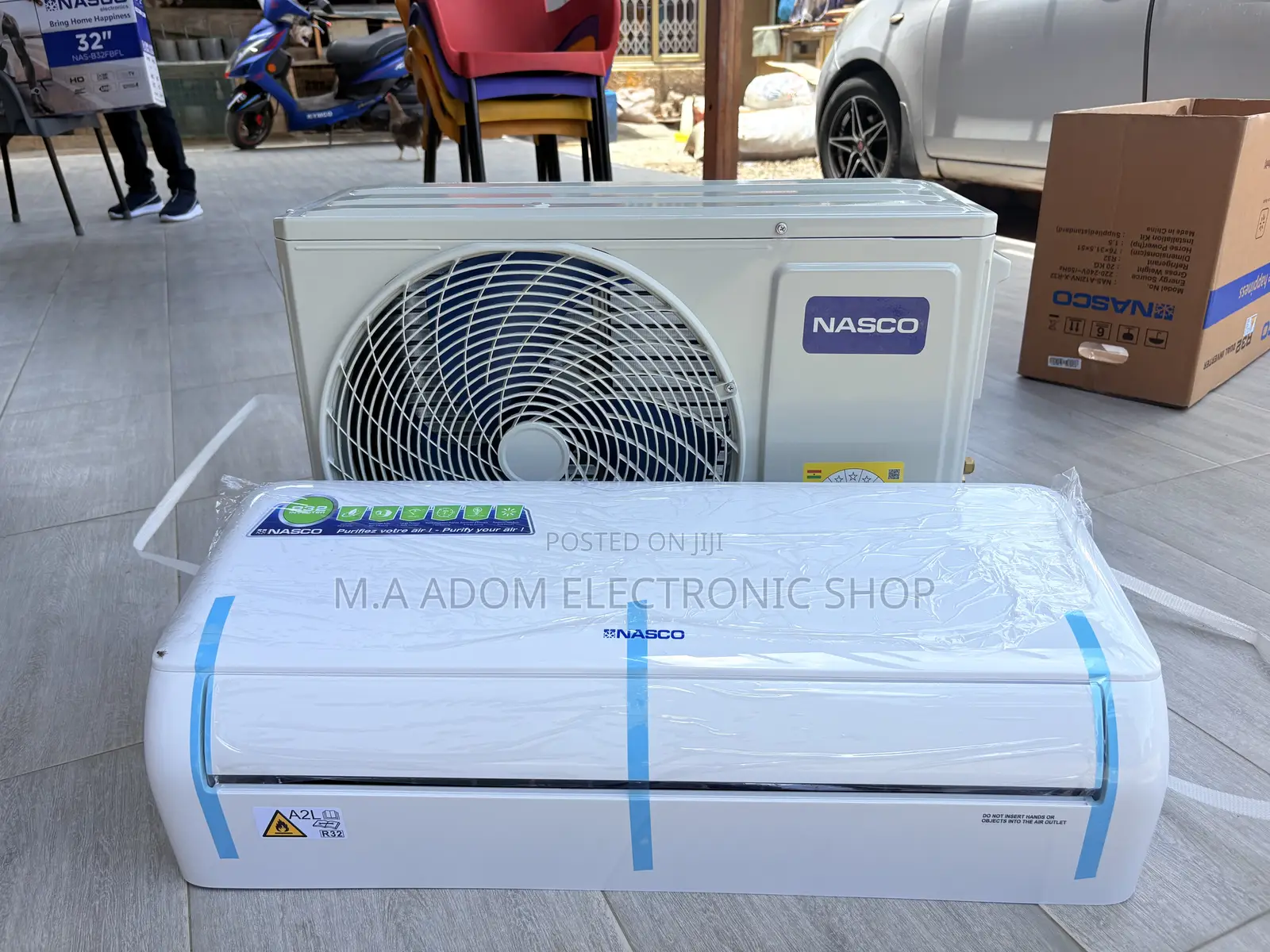 Nasco 1.5 Inverter Ac With R32 Gas
