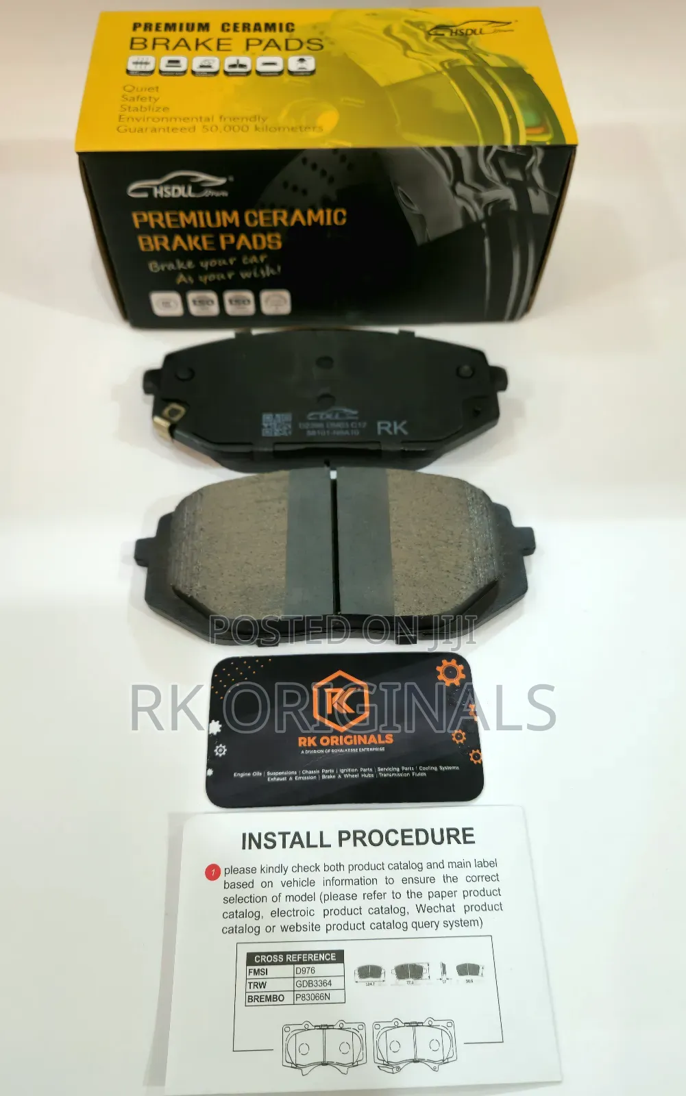 Sonata 21-25//Sportage 23-25/Tucson 22-26 Ceramic Front Brake Pad