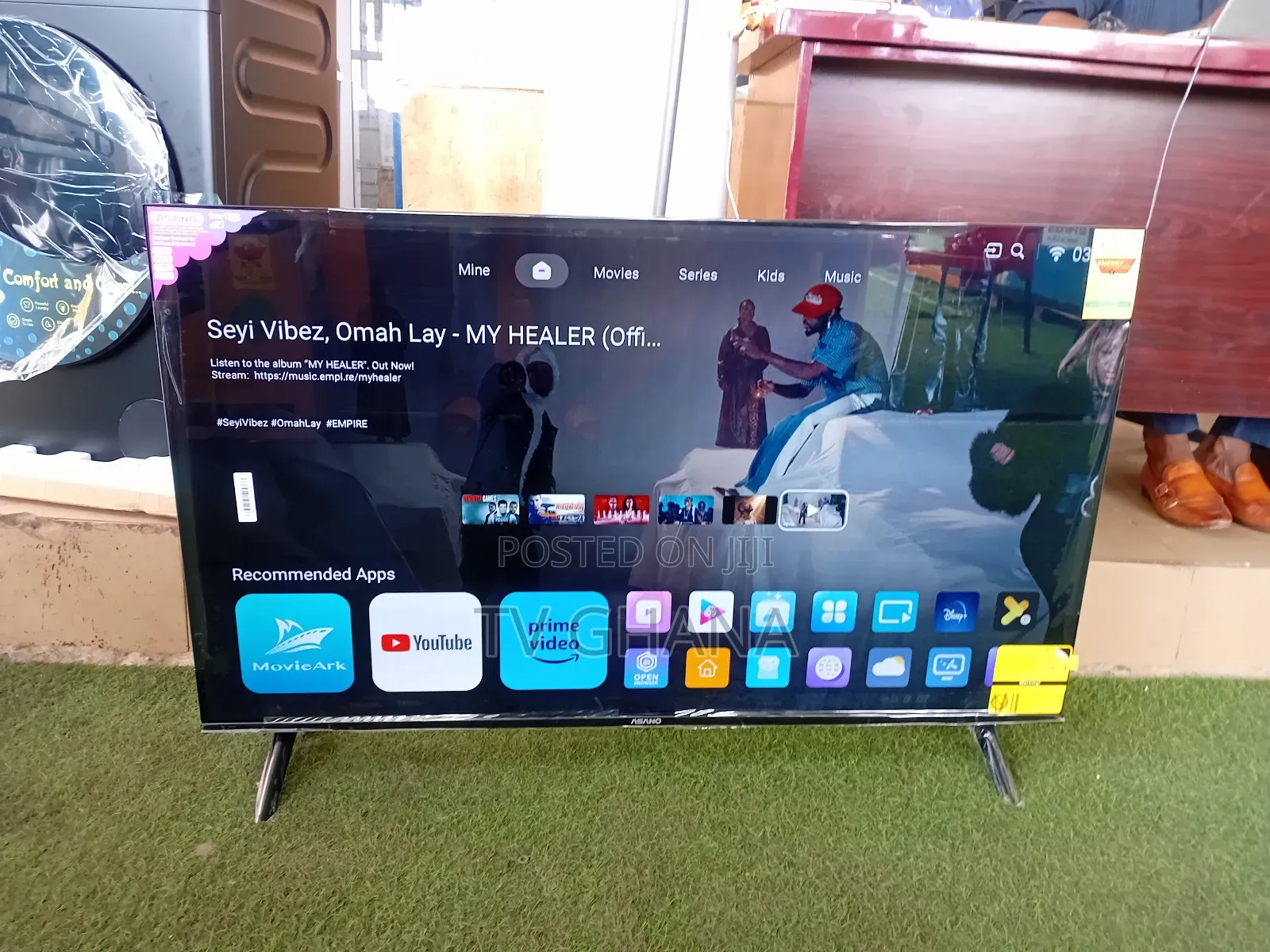 Asano 50 Inch Smart Tv, Comfort Viewing Made Effortless Asano 50