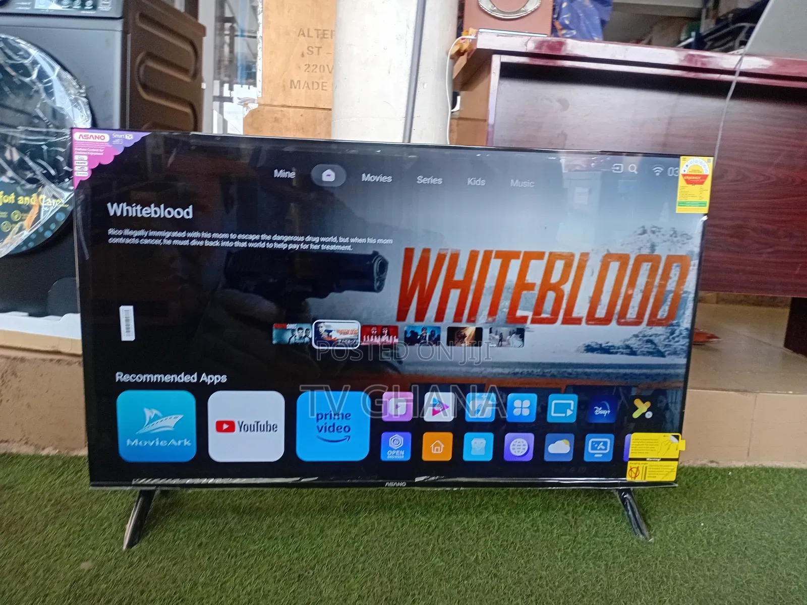 Asano 50 Inch Smart Tv, Comfort Viewing Made Effortless Asano 50