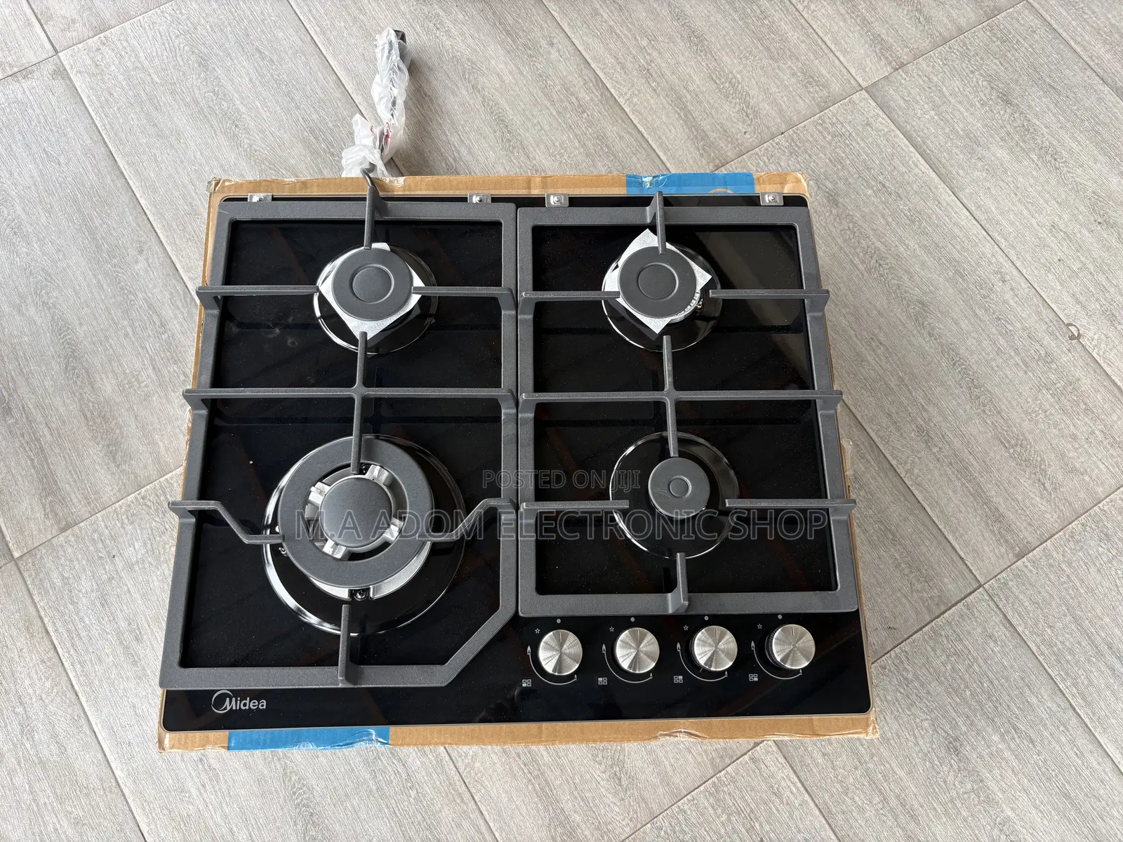 Black Color Midea 60 Cm Has Hob