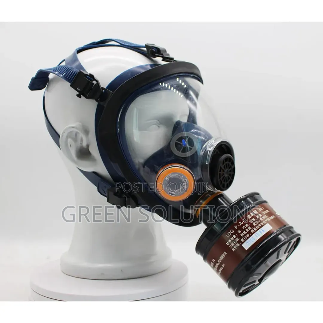 Full Face Respirator Mask With Multi Gas Filters