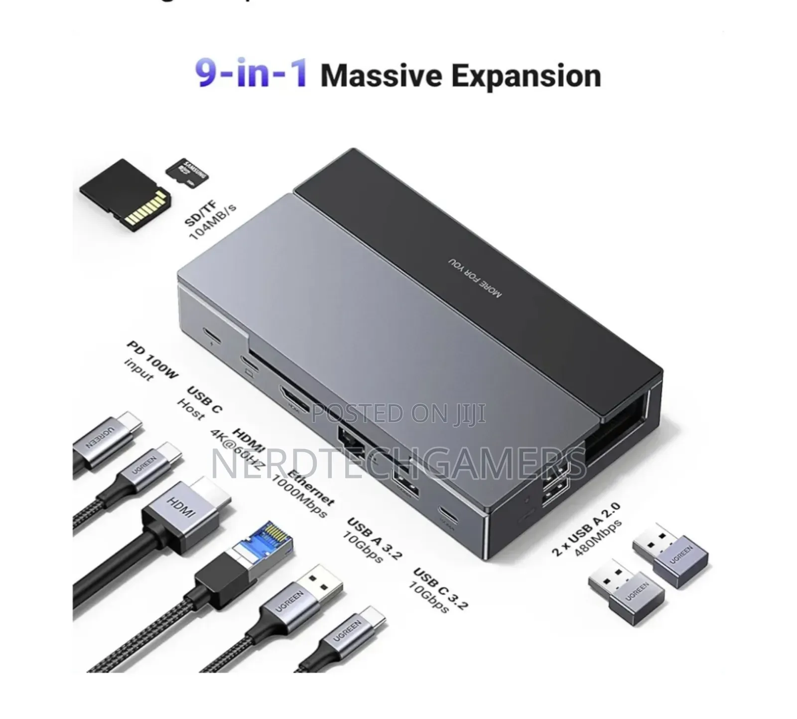 Ugreen 9 in 1 Usb-C Docking Station