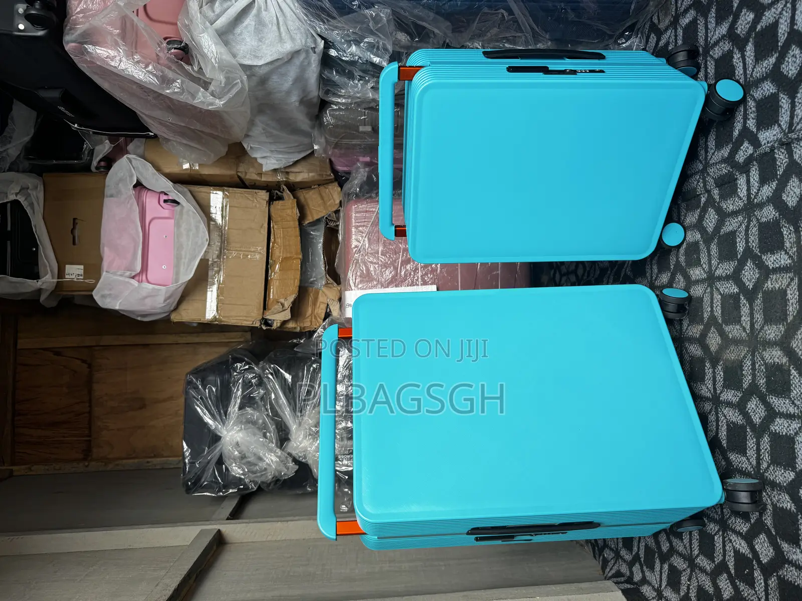 Two in One Luxurious Luggage Big 24 Inches Small 20 Inches Long Bar