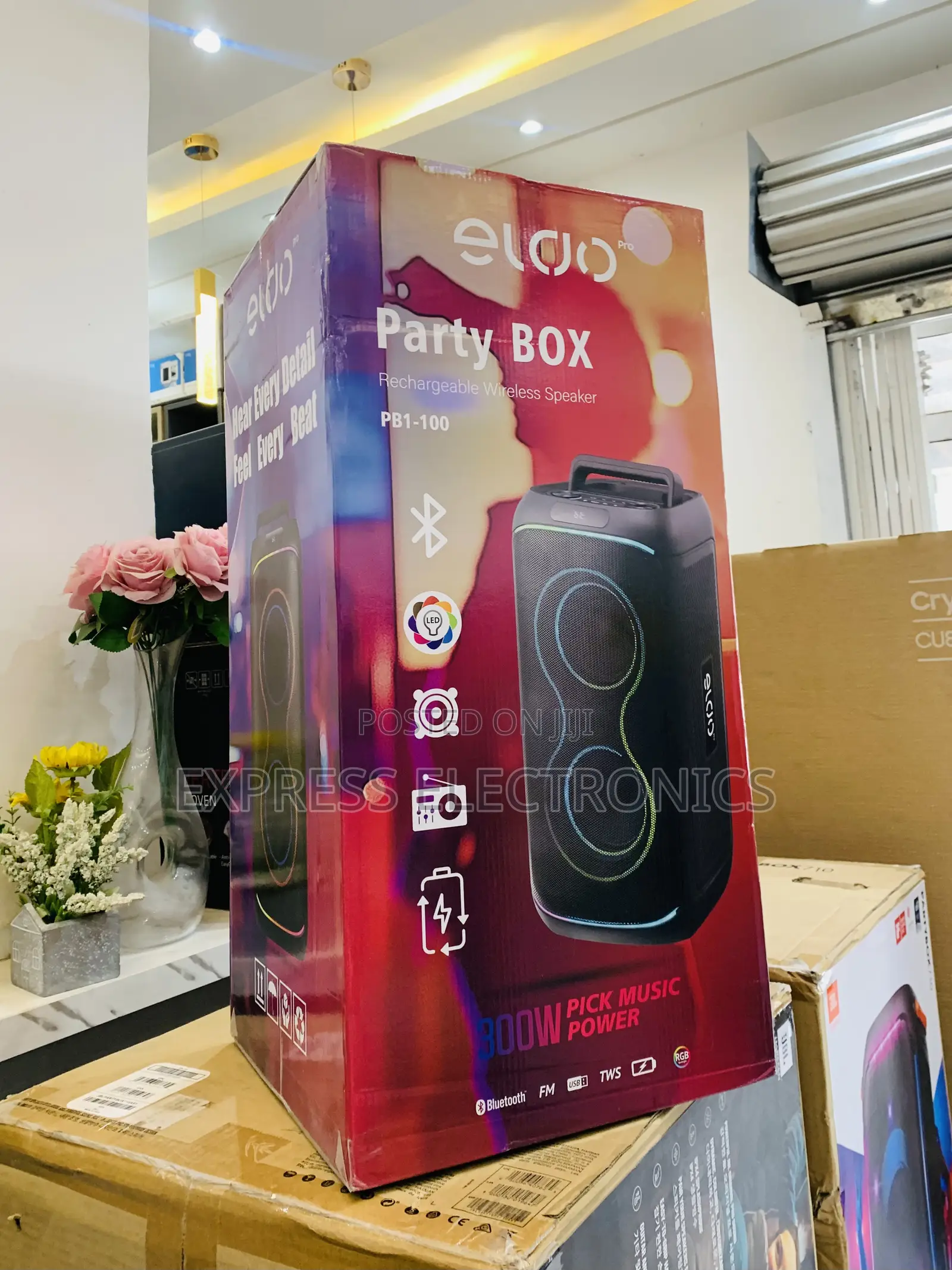 Long Lasting Effects Eldo Pb1-100 Double 6,5"Bluetooth Speaker