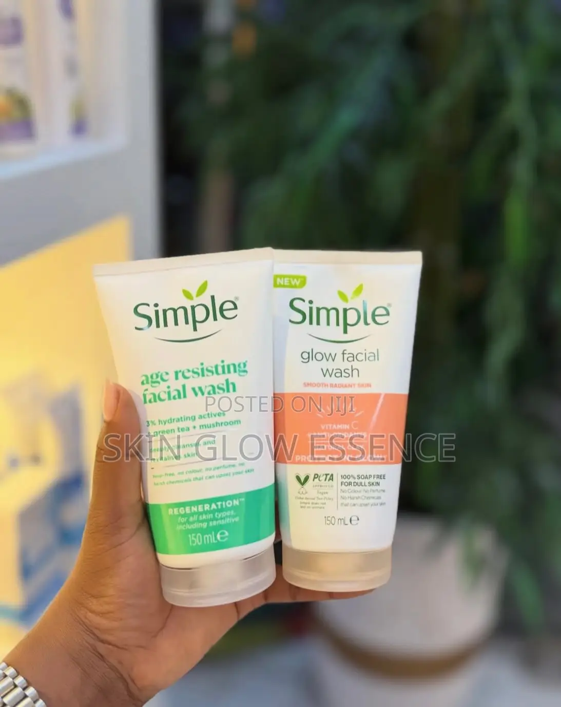 Simple Age Resisting and Glow Face Wash