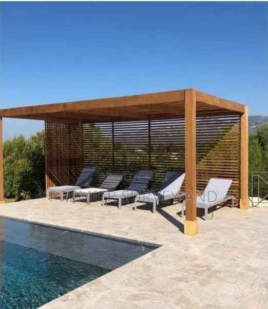 Outdoor Pergola Shade Installation