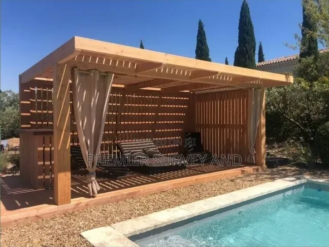Outdoor Pergola Shade Installation