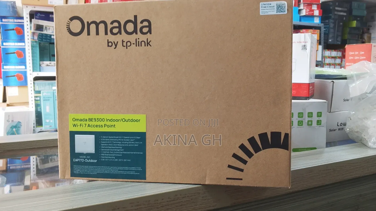 Omada Tp-Link Be9300 Indoor/Outdoor Wifi Access Point (Eap772-Outdoor)