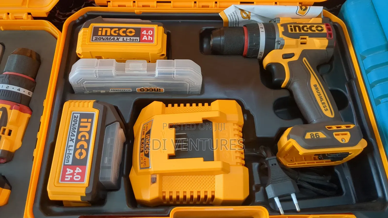 Ingco Cordless Impact Brushless Drill 86nm