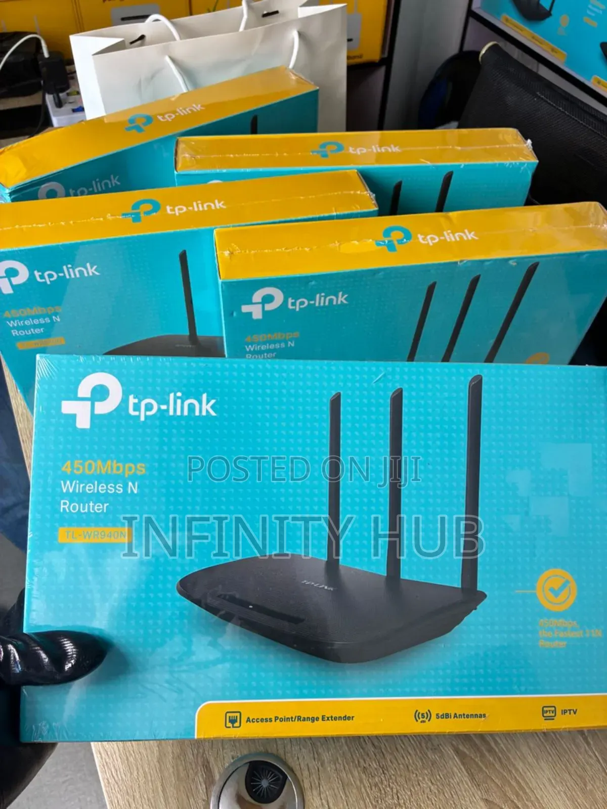 Tp -Link 3 in 1 Tl-Wr940n 450mbps Wireless N Router -Black