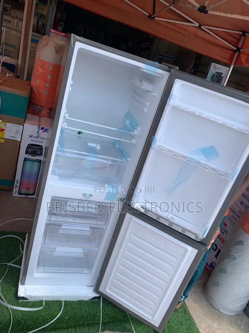 Icona Double Door Fridge 155 Litres Bottom Freezer