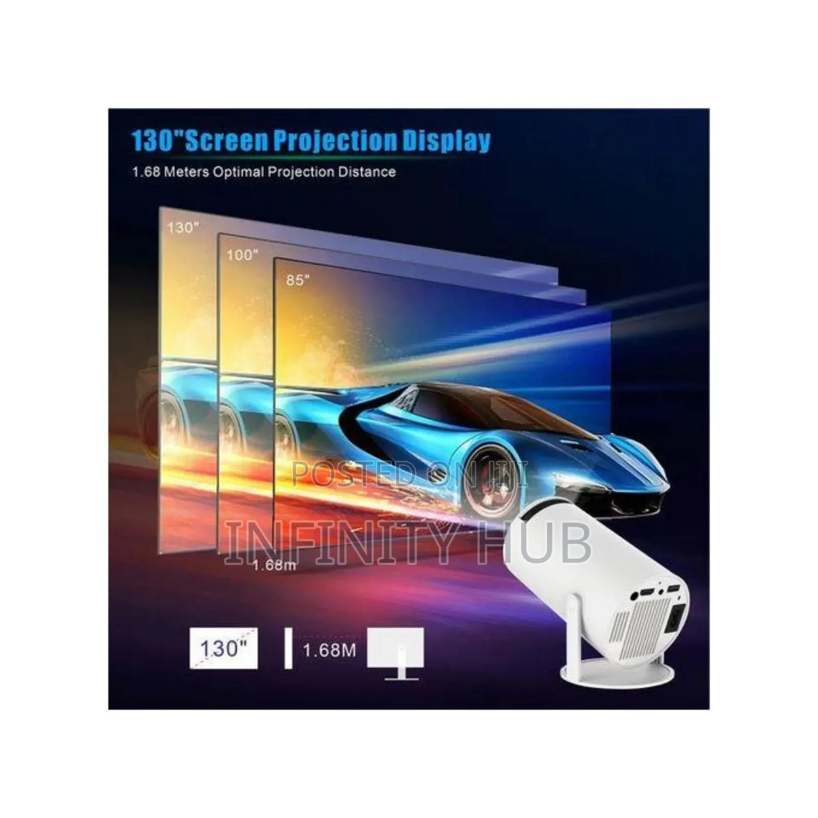 Hy300 Upgraded Smart Hd Projector