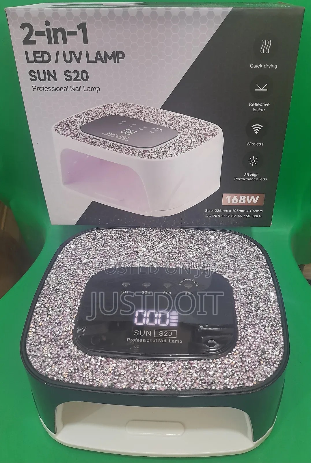 2 in 1 Led/ Uv Rechargeable Lamp Sun S20 168w
