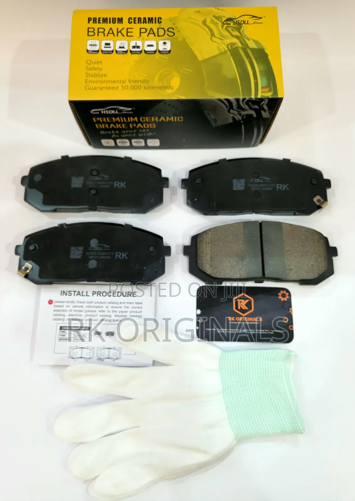 Elantra/Niro//Sonata 20-26 Ceramic Front Brake Pad From Korea