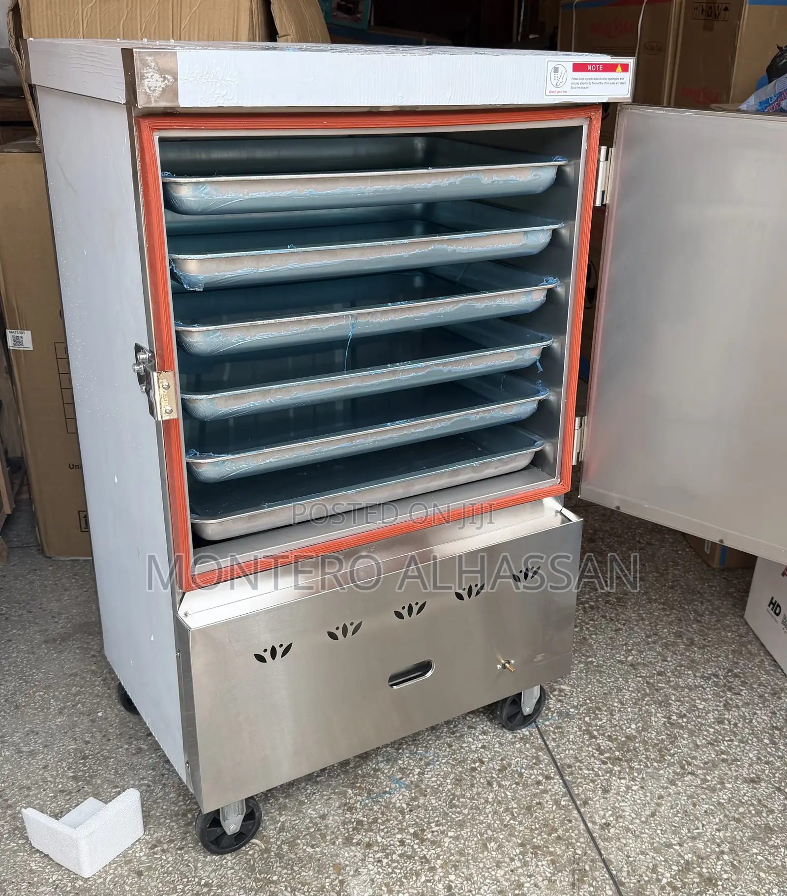 Gas Rice Steamer 6 Trays