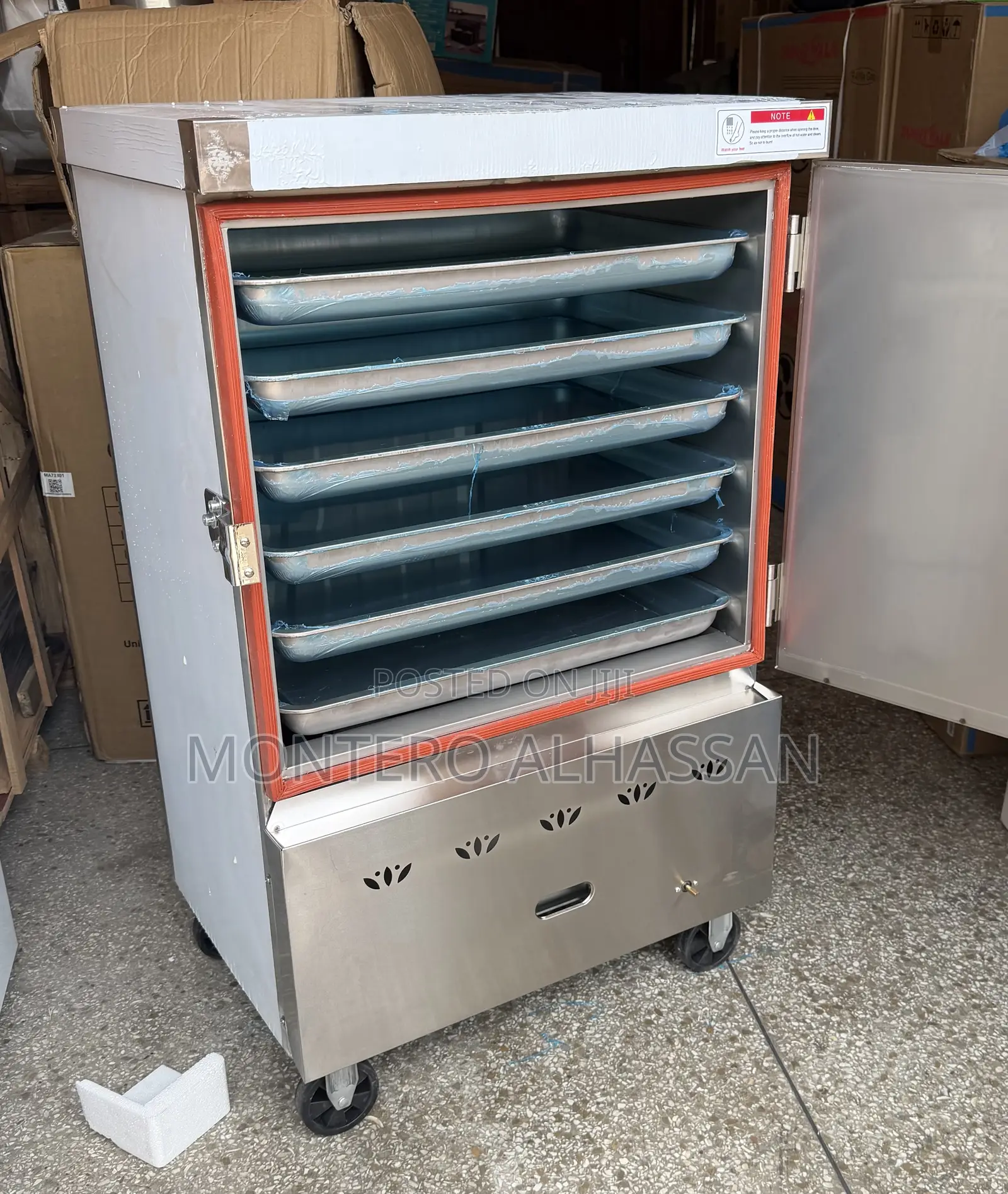 Gas Rice Steamer 6 Trays
