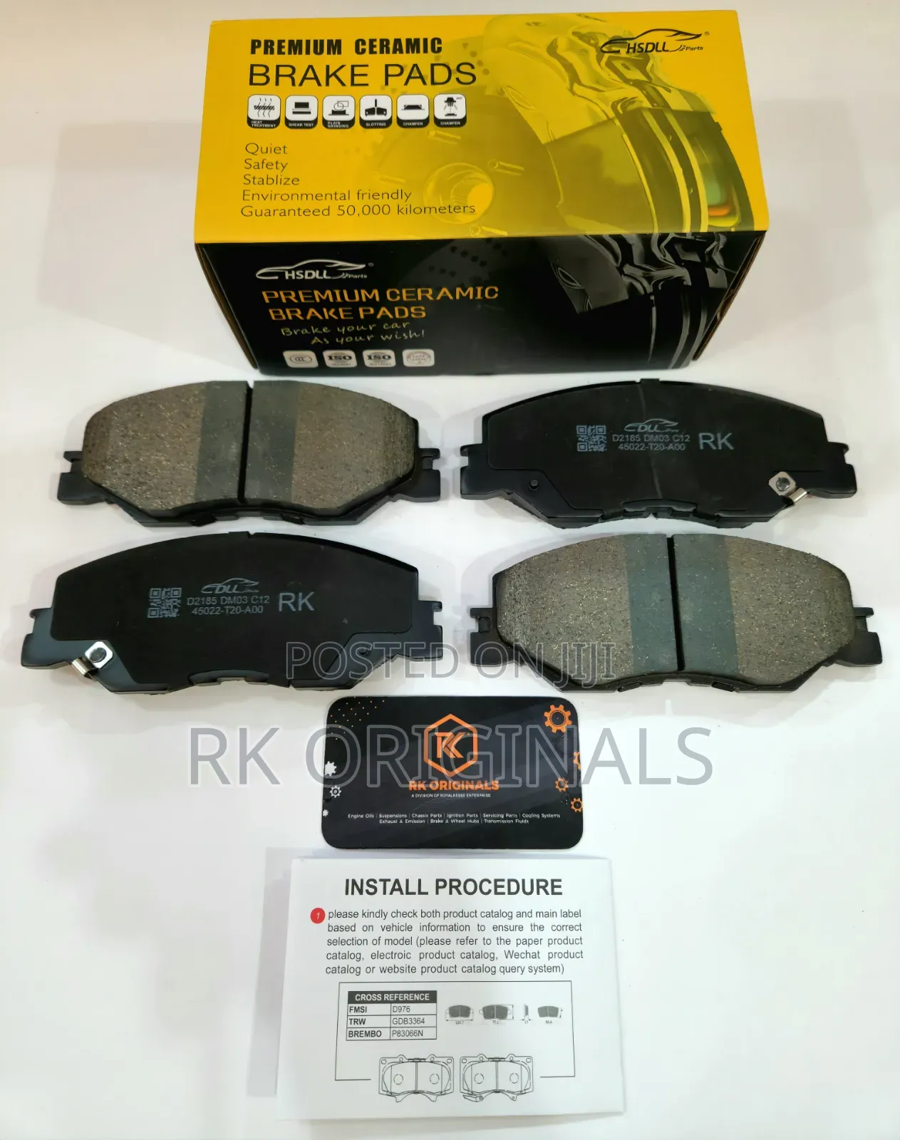 Civic 22-25/Insight 19-22 Ceramic Front Brake Pad From Korea