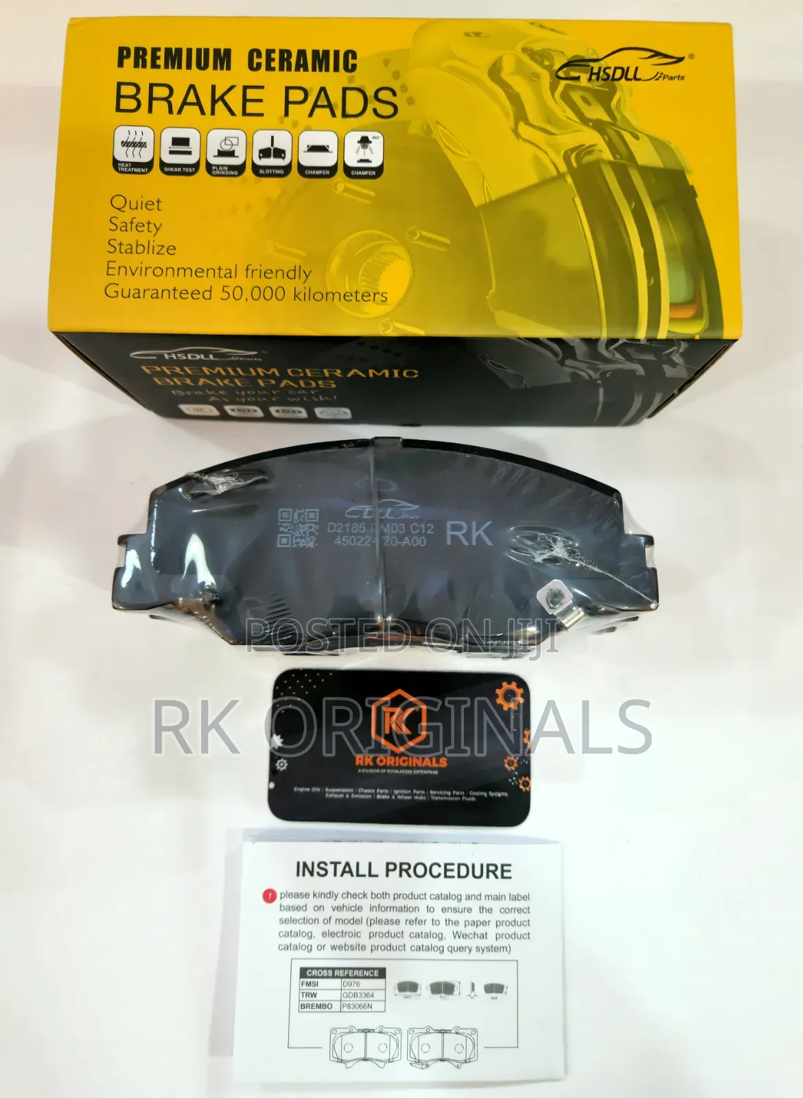 Civic 22-25/Insight 19-22 Ceramic Front Brake Pad From Korea
