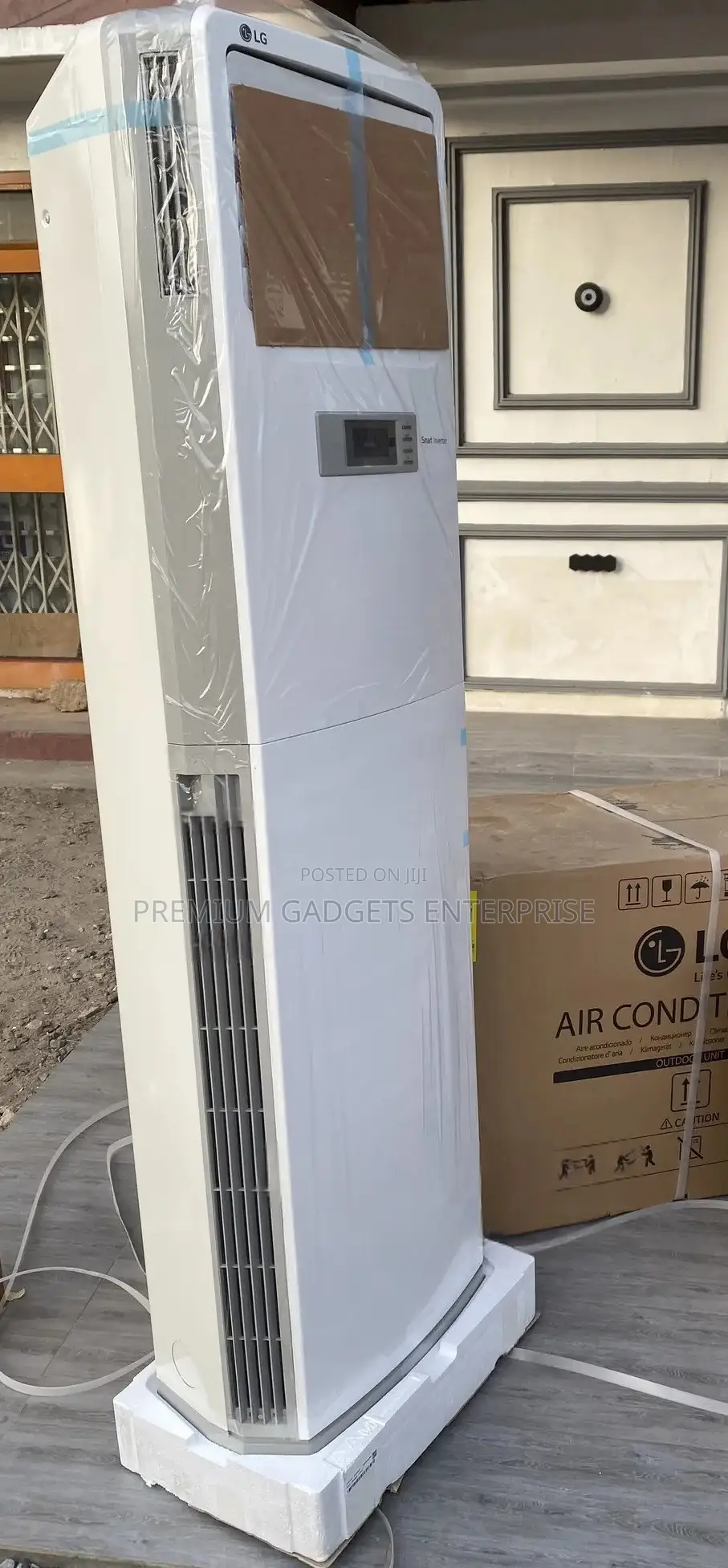 LG 5.0hp Dual Inverter R410 Floor Standing AC Ap-Q48lt3s1