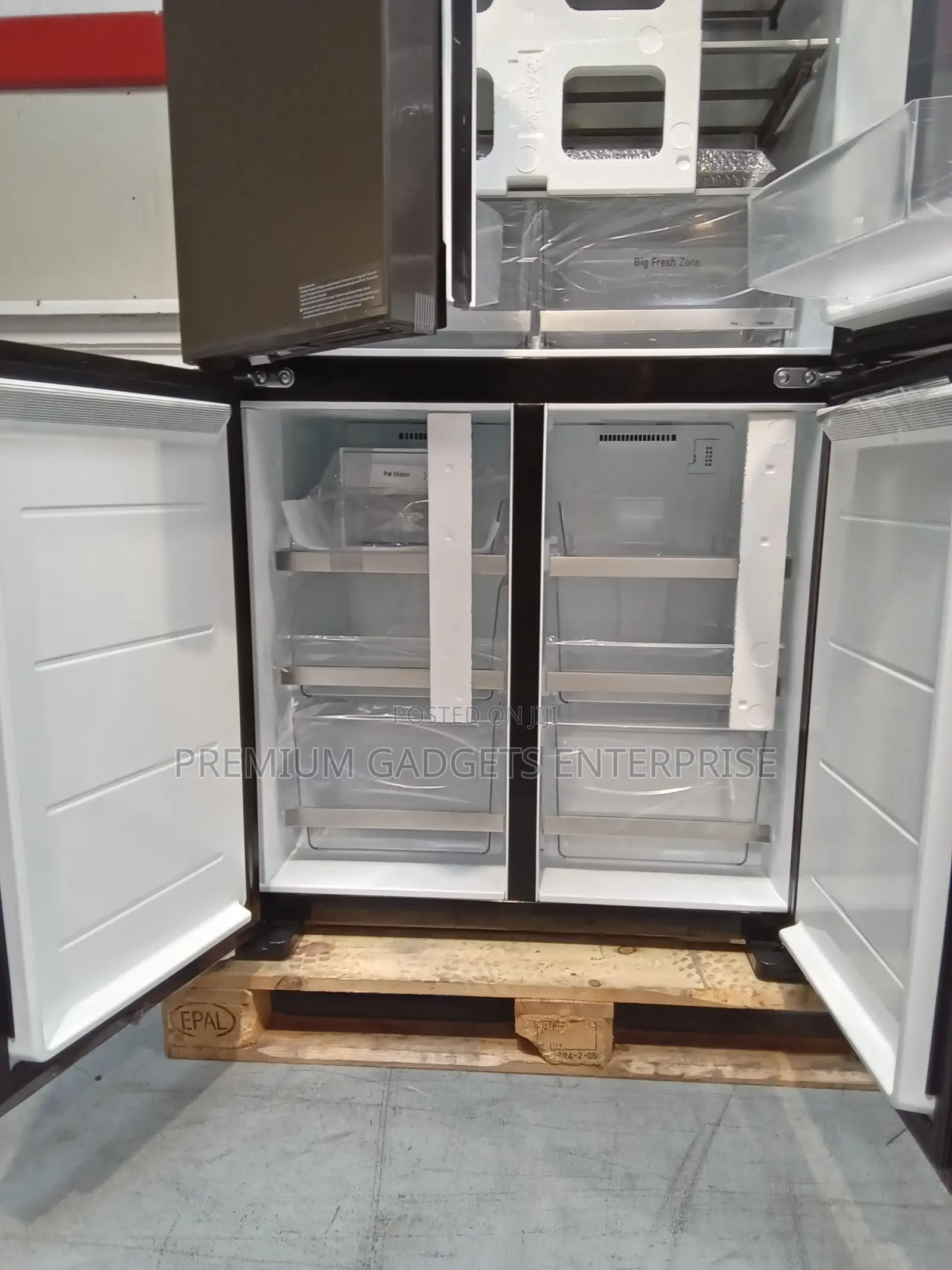 Lg Gmv960nnme, 617 L, Moodup Multi-Door Fridge With Instaview