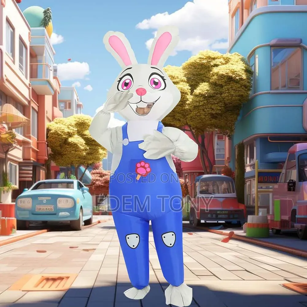 Inflatable Easter Bunny Costume for Kids
