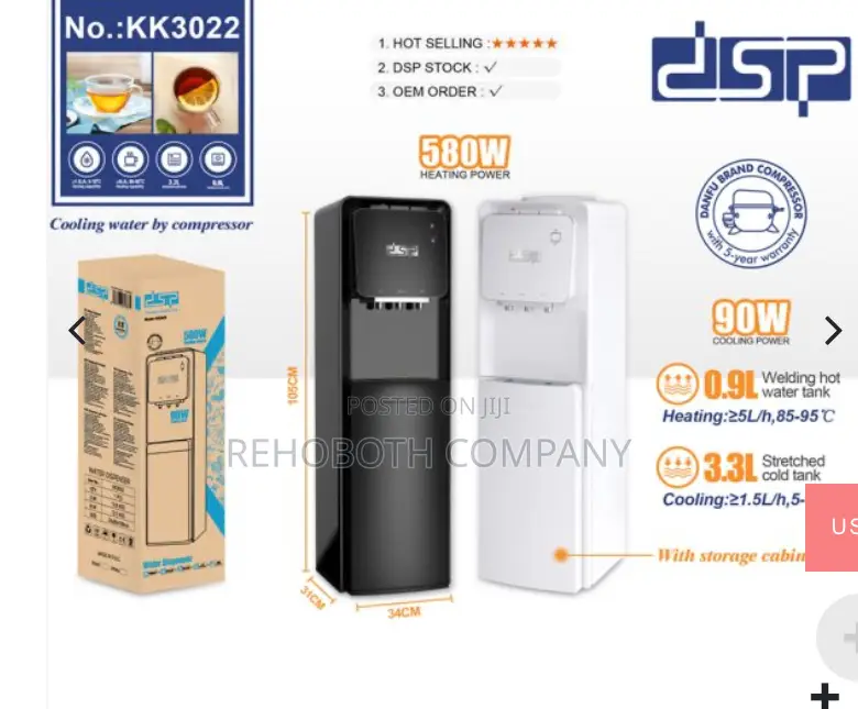 Top Loading 3-Spout Water Dispenser