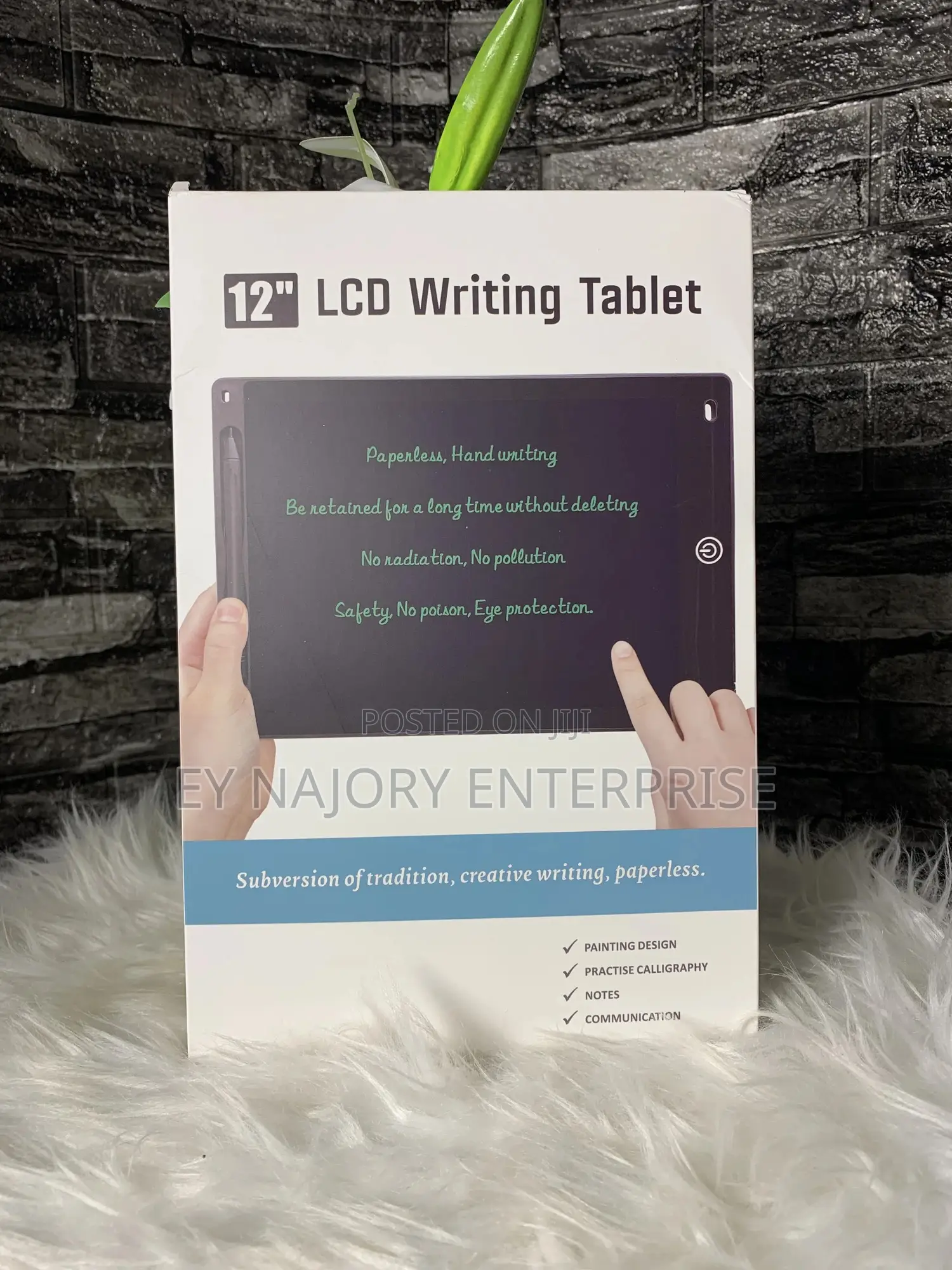 12-Inch LCD Writing Tablet for Kids – Reusable Drawing Learning Pad