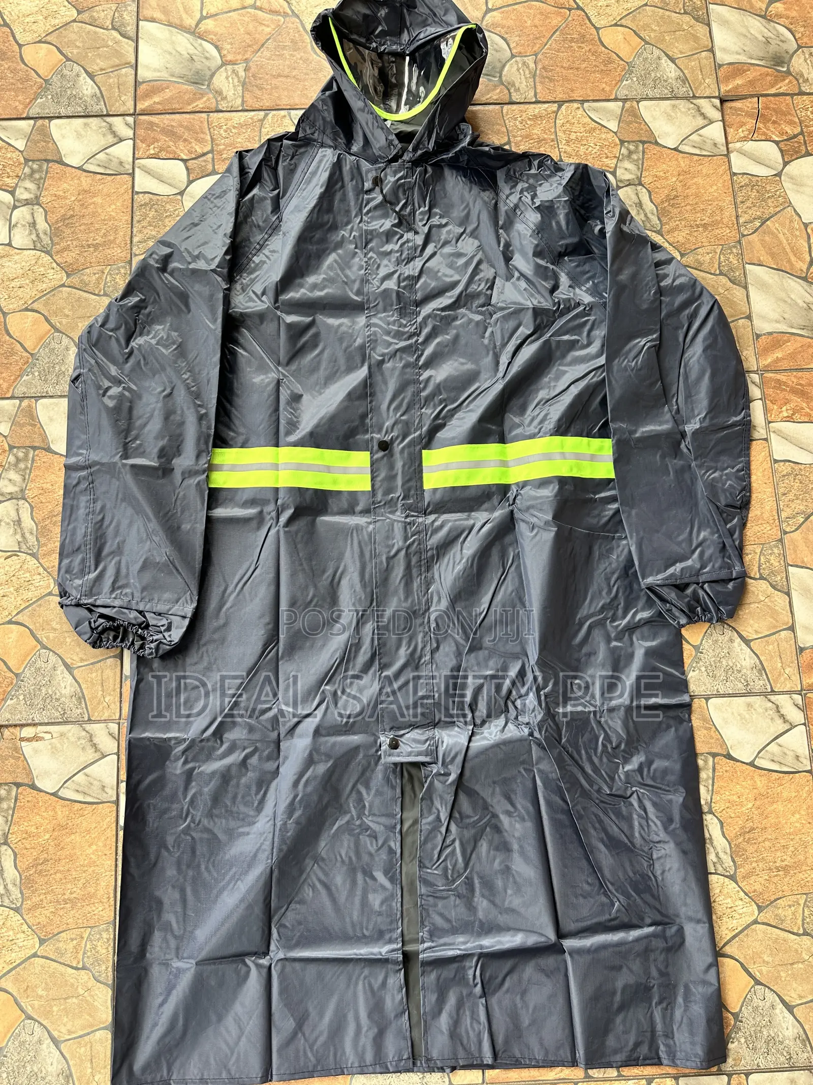 Long Raincoat Or Reflective Rain Jacket