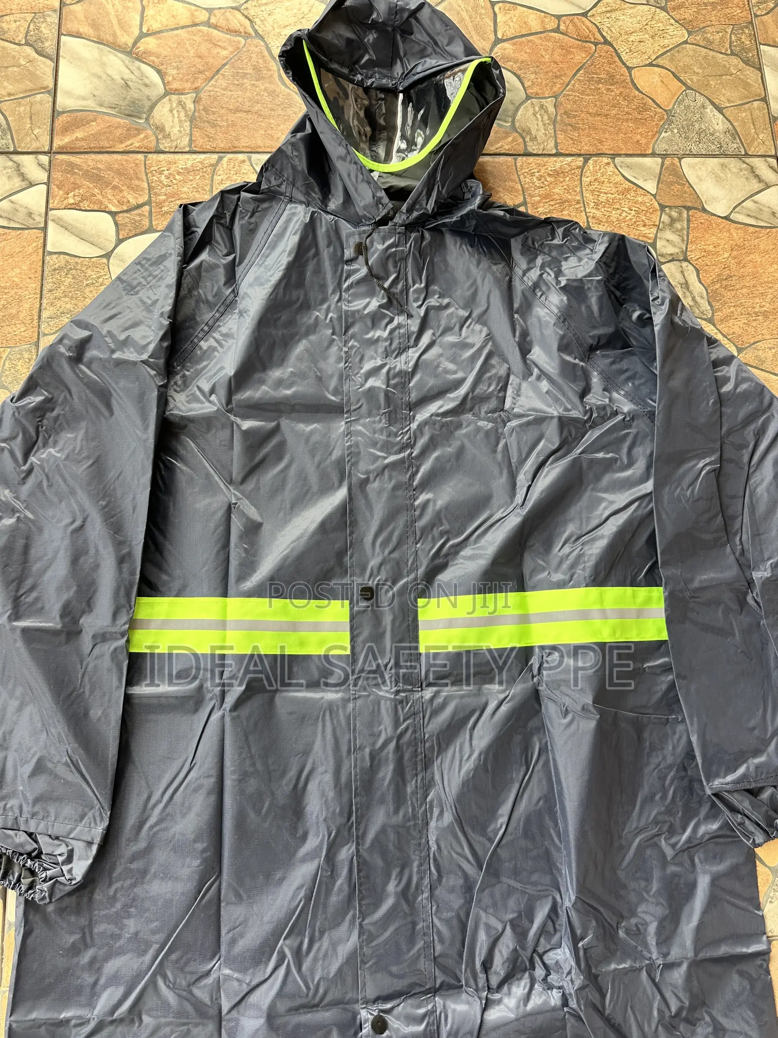 Long Raincoat Or Reflective Rain Jacket